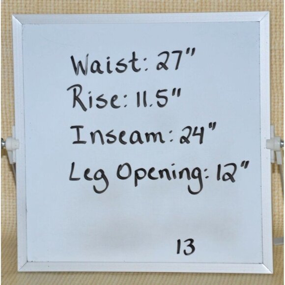 Express High Rise Ankle Pants Size 6S Petite Brown Tan Faux Leather Straight - Picture 10 of 10